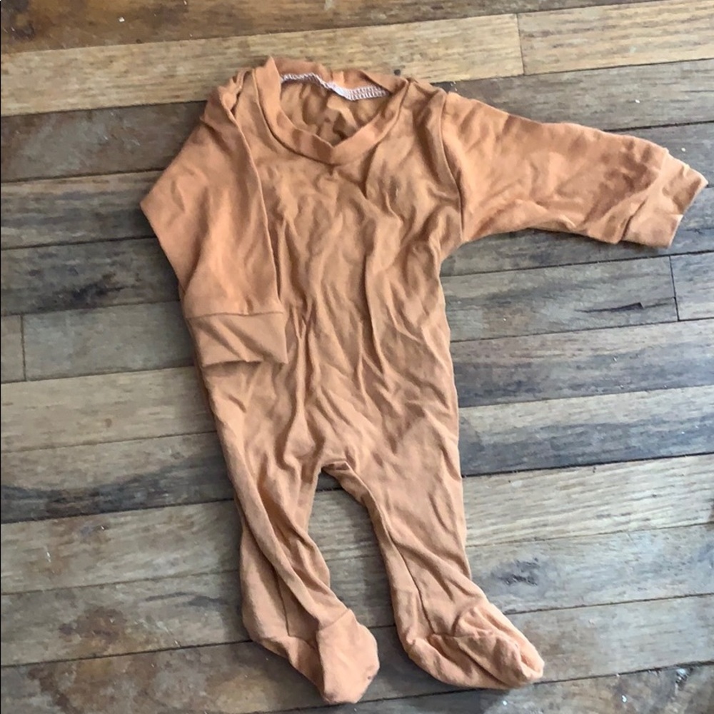 Open back romper baby